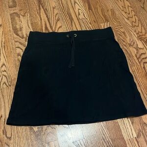 Black Cotton Skirt